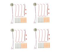 VILLFUL 4sets Kit Scientifico Stem Per Esperimenti Batterie Di Frutta e Set Di Esperimenti Sull Elettricità Per Ragazzo Strumento Didattico Di e Orologio Elettronico
