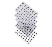 VILLFUL 5 Fogli di Accessori per Occhi Fatti A Mano Occhi per Autoadesivi Oscillanti Bulbi Oculari per Artigianato per Oscillanti per Giocattoli