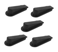 VILLFUL 5 Pezzi Fermaporta Gomma Antiscivolo Cuneo per Porte Frontali e Dormitori Protezione Resistente e Duratura Compatibile con Tutti Tipi