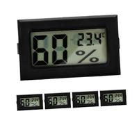 VILLFUL 5 Pezzi Igrometro Digitale Misuratore Temperatura e Umidità per Camera da Alta Precisione con Display per Monitoraggio Ambientale