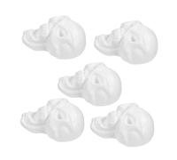 VILLFUL 5 Pezzi Palline in Polistirene Espanso per Lavoretti Creativi con Faccine Grimace Materiale DIY per Decorazioni Fai da Te per Scuola e Festa