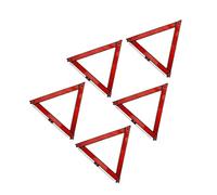 VILLFUL 5 Pezzi Triangolo Sicurezza Pieghevole per Auto Kit Avvertimento Riflettente per Veicoli Alta Visibilità Facile da Riporre Sicurezza per Emergenze Materiale Resistente e Affidabile