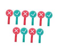 VILLFUL 5 Set Palette Voto Per Aula Foam Board Interattivi Per Risposte No Per Attività Didattiche E Competizioni 2 Pezzi*5