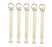 VILLFUL 5 Set Rivetti in Metallo per Riparazione Ventaglio Accessori Resistenti in Facili da Installare Kit Pratico per Ventagli Manuali