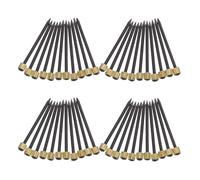 VILLFUL 50 Pezzi Chiodi per Quadri Testa in Rame Nero con Scatola Chiodini Resistenti per Appendere Cornici Poster e Opere d Arte su Cartongesso e Intonaco Kit per Decorazioni Muro