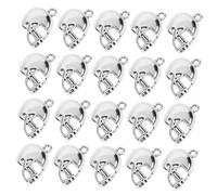 VILLFUL 50 Pezzi Di Accessori Per Gioielli Con Casco, Braccialetti Con Ciondoli, Accessori Per La Creazione Di Gioielli, Ciondolo Con Casco Da Football, Ciondolo Con Ciondoli, Accessori