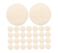 VILLFUL 50 Pezzi Spugne Esfolianti in Luffa Naturale per Viso e Corpo Dischi Morbidi Riutilizzabili per Pulizia Delicata e Rimozione Morta Spugne da Doccia Esfolianti Fatte Mano per Donna