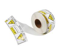 VILLFUL 500 Fogli Etichette Avvertenza Oggetti Pesanti Adesivi Resistenti All per Spedizioni e Sollevamento Squadra Facile Applicazione