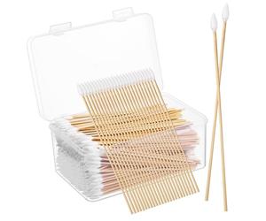 VILLFUL 500 pezzi Bastoncini Precisione Punta Fine per e Pulizia Elettronica Resistenti e Delicati per Unghie e Applicazioni di Dettaglio