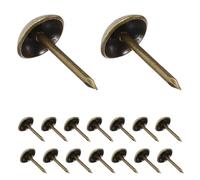 VILLFUL 500 pezzi Chiodi da Tappezzeria Retro Metallo Antico Spilli Decorativi per Tacks Ferro per Finiture Eleganti e Facile Installazione per Arredamento Casa
