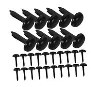 VILLFUL 500 Pezzi Mini Brads Fermacarte in Metallo Neri per Scrapbooking e Artigianato Chiusure Decorative per Carta Facili da Usare e Progetti DIY