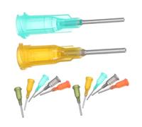 VILLFUL 50pezzi Ugelli Erogazione Colla Punte Precisione Utensili Ceramica Accessori Strumenti Argilla Fai da Te Applicatore Filettati Durevoli Perdite
