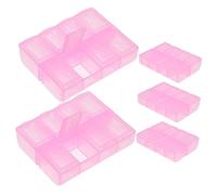 VILLFUL 5pezzi Organizer Ampio Scomparto Per Medicinali Custodia Sigillante Resistente All Usura Organizer Portatile Per Medicinali Settimanale Custodia Per Compatto Fornitura Everyday