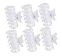 VILLFUL 6 pezzi Clip Fermagli Termici per Bigodini Capelli Morsetti Resistenti al Calore per Styling Permanente Adatti Capelli Sottili e Spessi Strumenti Parrucchiere per Ricci e Mossi