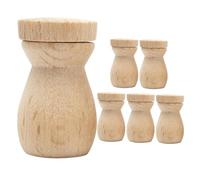 VILLFUL 6 pezzi Pendenti Diffusore in Legno Bottiglie Compatte per Profumi e Design e Resistente per Auto Casa e Ufficio