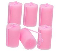 VILLFUL 6 Pezzi Sponge Aria Colpi Frangia Frangia a Per Piccolo Cangei Rulli Sonno Morbidi Per La a Rulli Rosa