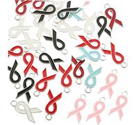 VILLFUL 60 Pezzi Ciondoli A Forma Di Nastro Decorazioni Per Orecchini Ornamenti Per Collane Accessori Per Bracciali Ciondoli Pendenti Decorazioni Fatte A Mano Adorabili Ornamenti
