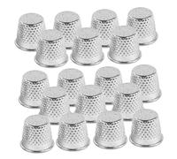 VILLFUL 60 Pezzi Ditale in Metallo per Cucito Protezione Dita Ergonomica per Quilting e Lavori Mano Cappucci Artigianali per Cucito Fai da Te Accessori per Ricamo