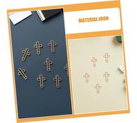 VILLFUL 60 pezzi Graffette Croce in Metallo e Rosa per Segnalibri Clip per Organizzare Bibbie e Studio