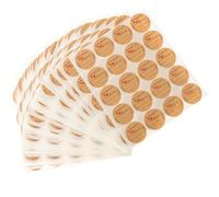 VILLFUL 600 Etichette Adesive Kraft Autoadesive Fogli per Etichettatura Personalizzata Sigillanti per Sacchetti e Decorazioni per Feste Artigianato e Ufficio