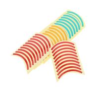 VILLFUL 60pezzi Adesivi Per Marcatura Manometro Etichette Riflettenti Giallo Resistente Raggi Uv Indicazione Pressione Protezione Apparecchiature Industriali