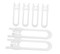 VILLFUL 6pezzi Serrature Scorrevoli Forma di U per Armadi e Cassetti Blocco di Sicurezza senza Strumenti per Ragazzo Ragazza Ragazza Protezione per Cucina e Camera da Letto