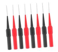 VILLFUL 8 Pezzi Aghi Multimetro per Test Puntali per Multimetri Digitali Perforazione per Isolamento e Riparazioni Auto Resistenti e Affidabili per Test Elettrici e