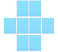 VILLFUL 8 Pezzi decalcomanie del flusso in miniatura adesivo increspatura del lago decalcomanie di paesaggi fluviali adesivo per acqua perlescente diorama Sky-blue