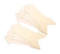 VILLFUL 8 Pezzi Di Cartello A Forma Di Freccia Vuoto Artigianato Ornamento In Legno Grezzo Decorazione Fai Da Te Targa