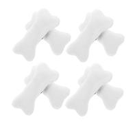 VILLFUL 8 Pezzi Fermagli per Capelli in Peluche Forma di Osso Clip Halloween per Donna e Ragazze Accessori Cosplay Goth Tenuta Sicura e Protezione Capelli Decorazione Adorabile per Feste