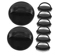 VILLFUL 8 pezzi Spazzola Massaggio Capelli in Silicone Portatile Spazzola Shampoo Esfoliante per Capelluto Stimolatore Acupressione Testa Leggera e Adatta Tutti i Tipi di Capelli