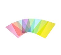 VILLFUL 8 Pezzi Strisce Colorate con Guida Trasparenti per Tracking Segnalibri Orizzontali per Migliorare e Comprensione Adatti Tutte Età