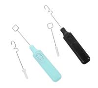 VILLFUL Agitatore per Pigmenti Artistici in Plastica 2 Set Miscelazione Uniforme e Facile da Pulire per Pigmenti in Polvere e Pittura