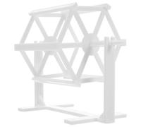 VILLFUL Avvolgitore manuale per bobina, portatile in plastica, con ruota girevole da tavolo, azionato manualmente, per l'insegnamento e la ricerca sulla sericoltura.