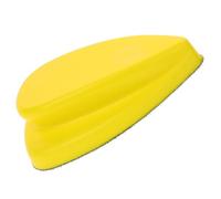 VILLFUL Blocco Abrasivo Manuale Portatile Supporto Resistente per Tamponi Lucidatura, Platorello Abrasivo Compatto Ergonomico per Levigatura e Lucidatura Auto e Legno