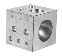 VILLFUL Blocco per Incisione in Materiale Strumento per Creazione Gioielli Fai da Te Blocco per Doming per Oro e Argento Accessorio per Creazione per Monete Strumenti Pervorazione dei