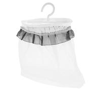 VILLFUL Borsa Rete con Gancio per Appendere Sacchetto Portatile per Mollette da Bucato per Cosmetici e Design con Apertura per Facile Accessibilità Resistente e e Bagno