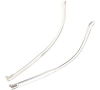 VILLFUL Bracci Ricambio per in Acrilico Trasparente Aste per Montature Vintage Sostituzione Tempie Comfort per da Sole e