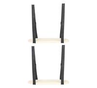 VILLFUL Bracciolo Sospeso per Lettino da Massaggio in Pu Cinghia Regolabile, Supporto per Bracciolo Massaggiante Ergonomico Bianco, 2 Pezzi Compatibili per Lettini Spa Professionali