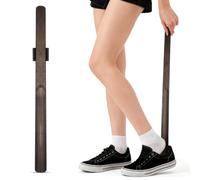 VILLFUL Calzascarpe magnetico con manico lungo, 55 cm, in legno, bordi lisci, per anziani e donne incinte, risparmia tempo ed energia, 1 pezzo