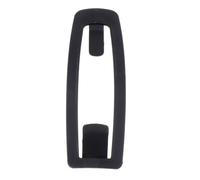 VILLFUL Casco da sci occhiali con fibbia universale per sci e ciclismo, ABS, non graffia il casco, nero, 1 pezzo