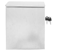 VILLFUL Cassetta Postale da Parete in Ferro con Serratura Piccola Cassetta dei Suggerimenti per Ufficio e Comunità per Chiavi Esterna Resistente per Uso Esterno