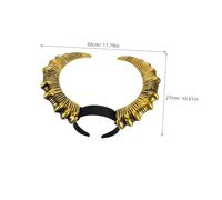 VILLFUL Cerchietto Corna Capra Halloween Leggero e Confortevole Accessorio Cosplay Unisex per Feste Mascherate e Foto Decorazione Spettrale per Adulti