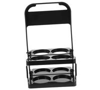 VILLFUL Cesta Portabottiglie Pieghevole per Organizer per Bottiglie da Trasporto con Robusto Design per Picnic e Barbecue Leggera e Compatta e All Aperto