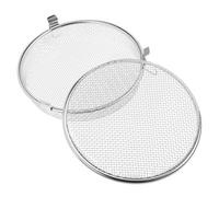 VILLFUL Cesto Porta Posate Rotondo in Acciaio Resistente per Lavastoviglie Grande Capacità Design Pratico per Utensili da Cucina e Posate Accessorio Compatto per Organizzazione Tavola e