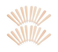 VILLFUL Ciondoli Facile Assemblaggio Mini Mazze da Baseball 25 Pezzi Accessori Sportivi in Legno e Ferro per Creazione Gioielli Fai-da-te per Decorazione e Bricolage
