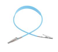 VILLFUL Clip per Bavaglini Silicone Piatto con Testa Doppia per Tovaglioli Accessorio Pratico per Uso Clamps Alligator per Bavaglini e Sciarpe