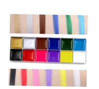 VILLFUL Colore Dell'olio Dipinto Halloween Corpo Pittura Vernice per Tavolozze Trucco Fantasiose Tavolozza Colori per Il Trucco Cosplay Gracchi Vernice