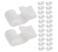 VILLFUL Connettore per cavi a cubo da 48 pezzi - Ricambio per organizer modulare per armadio a cubo e scaffalature in griglia o recinto per animali domestici, bianco