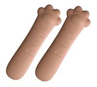 VILLFUL Copri Maniglia Porta Silicone 2 Pezzi Copertura Anticollisione Design Zampa Di Gatto Protezione Ragazzo Ragazza